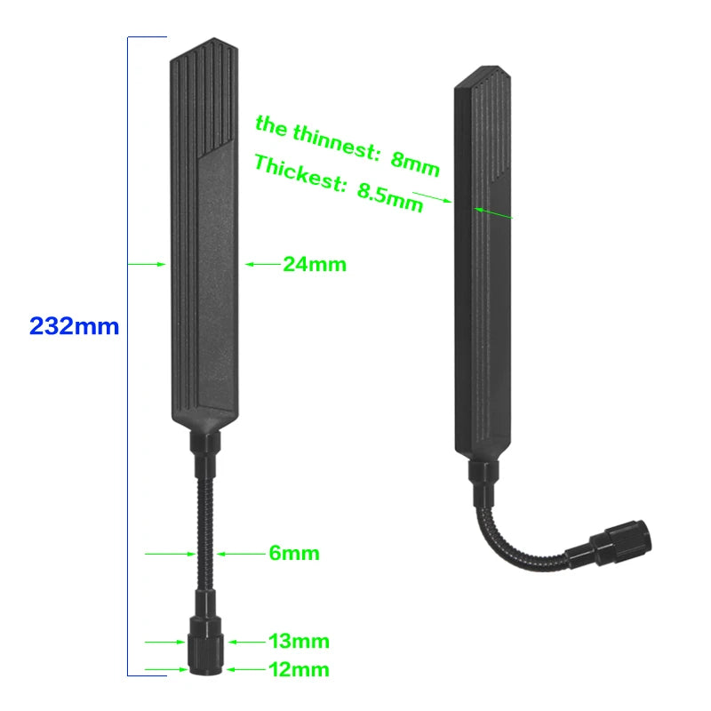 868MHz LoRa Antenna 915MHz Antenna Omni Gooseneck SMA Male for Meshtastic Development Board Antenna HaLow Application