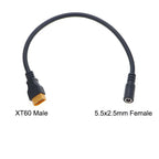YuXi XT60 Male Female Plug To DC 5.5 2.1 2.5mm Connector Power Cable Battery Charging Adapter for RC Battery Charger