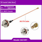 1PC UFL u.FL MHF Female to SMA Female Waterproof RF Coaxial Pigtail Adapter WIFI Antenna Extension Cable RG178