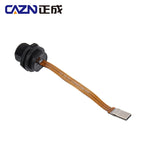 CAZN Waterproof IP67 IP68 Type C Female to Male PFC Flat Cable 3.1 Speed Threaded-type Type-C 3.1 10GB 3A 20V