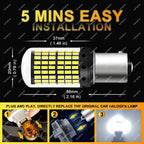 2-8 PCS CANBUS T20 7443 P21W PY21W 1156 BA15S BAU15S LED Bulb For 6500K White Car Turn Signal Tail Reverse Lights 2000LM 12V 24V
