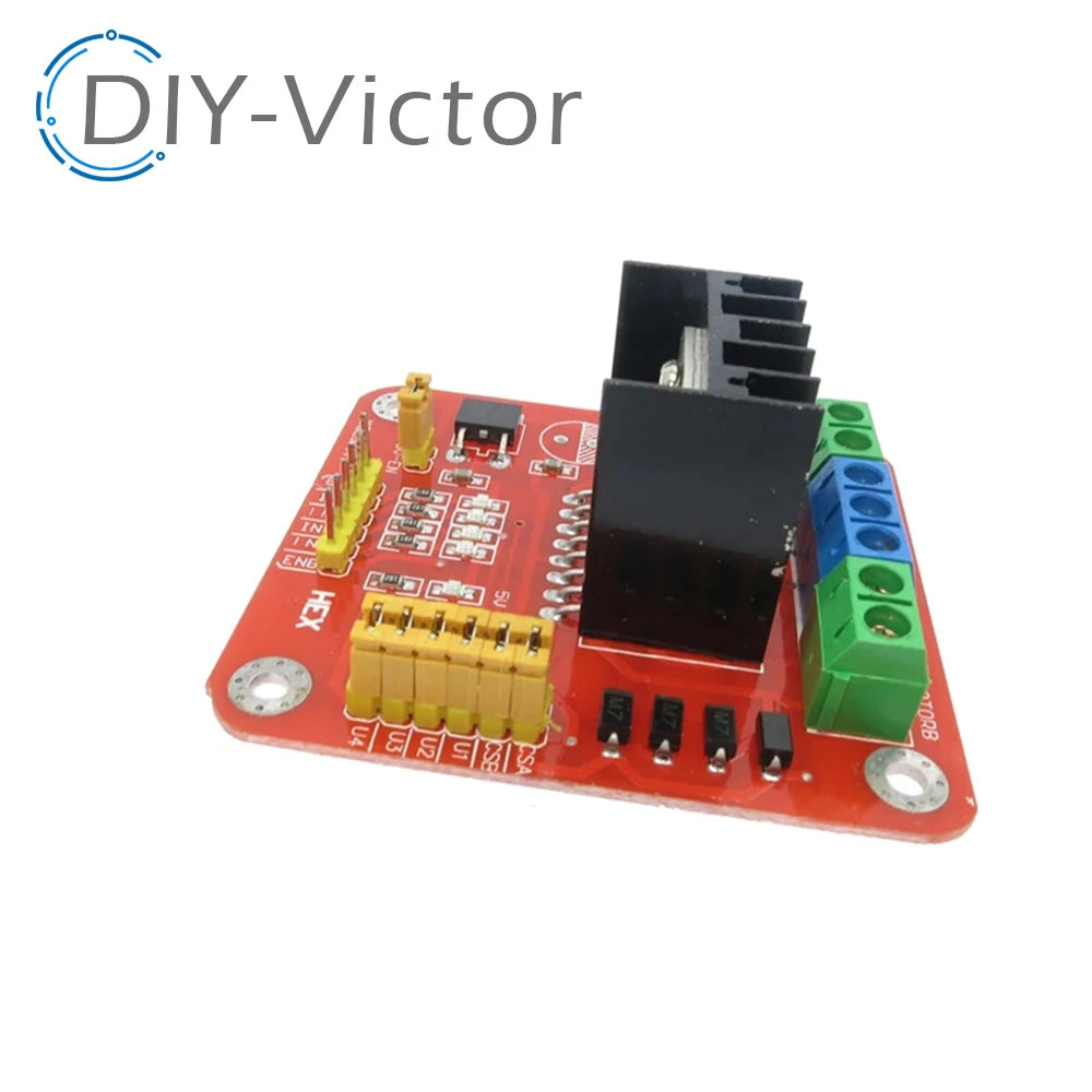 2 CHANNEL PWM Speed adjustment L298N New Dual H Bridge DC Stepper Motor Drive Controller Board Module for arduino Diy Kit