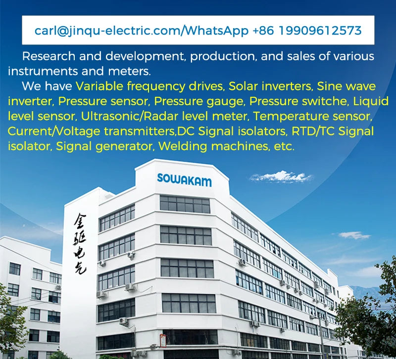 Pressure Transmitter Water Oil Gas Sensor 4 20mA 0-5V 10V RS485 Output D24V Positive Negative Vacuum Gauge Pressure Transducer