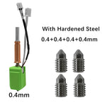 Upgraded Hotend kit For Anycubic Kobra 3 Bi metal Heatbreak 24V 60W Ceramic Hot End Thermistor Nozzle For Anycubic Kobra 3 V2