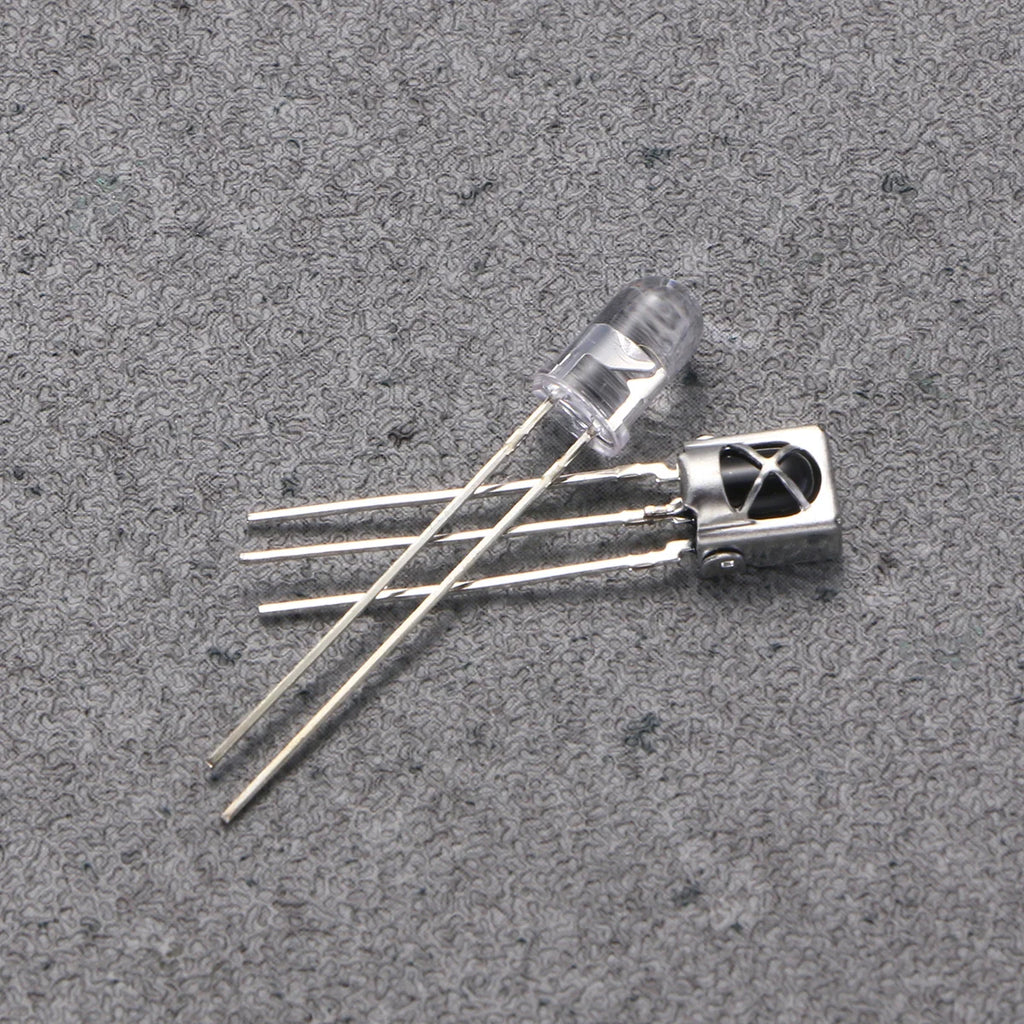 5Pairs Infrared Diode Ir LED Emitter Receiver Durable Kit for Household Appliances Air Conditioning Fan Remote