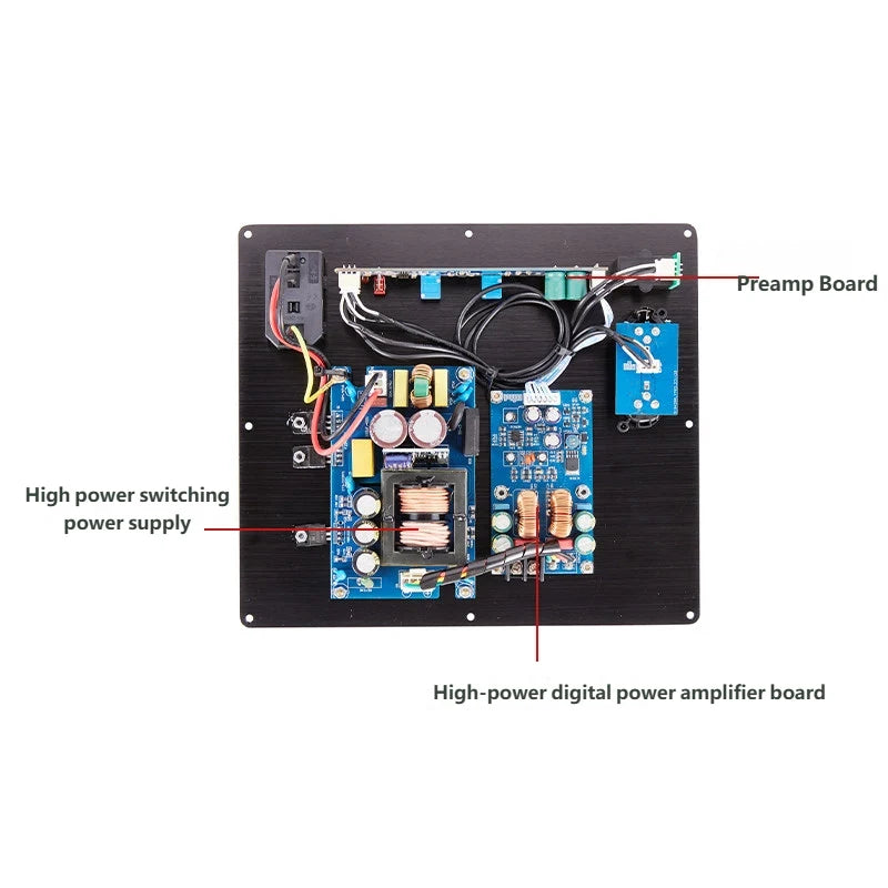 YJCO TPA3255 300W Power Amplifier Board Active Speakers Subwoofer with RCA XLR Input AC-220V Amp Board for Audio Equipment