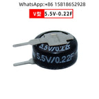 4pcs Super Capacitors V.H.C Type 5.5V 0.1F, 5.5V 0.22F, 5.5V 0.33F, 5.5V 0.47F, 5.5V 1.0F, 5.5V 1.5F, 5.5V 2.5F, 5.5V 5.0F, 5.5V