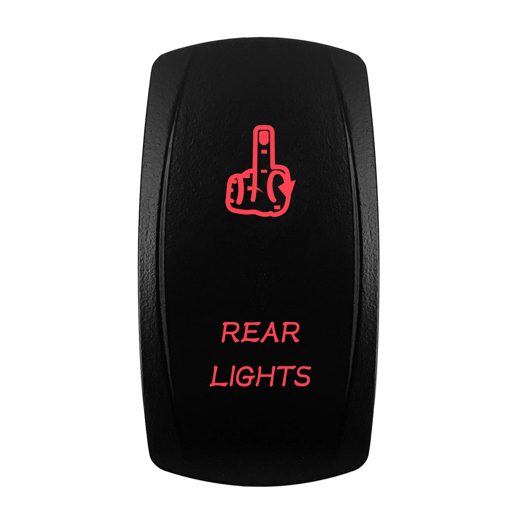 Red Led Light Rocker Switch 12V/24V SPST DPDT Toggle Switch ON OFF/ ON OFF ON Backlight Latching / Momentary Dash Panel Control