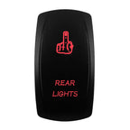 Red Led Light Rocker Switch 12V/24V SPST DPDT Toggle Switch ON OFF/ ON OFF ON Backlight Latching / Momentary Dash Panel Control