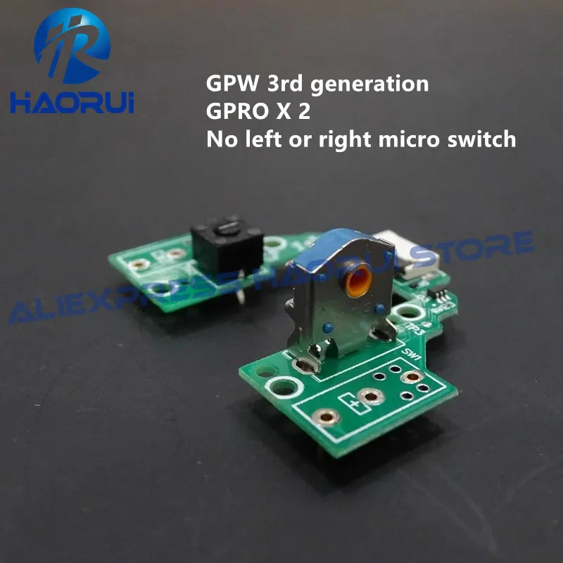 Latest GPW 3 Mouse PCB Board Micro Switch Button for Logitech G Pro X Superlight 2 Welding Free Motherboard Microswitch Encoder
