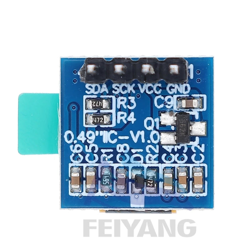 0.49 Inch OLED Display LCD Module White 0.49" Screen 64x32 I2C IIC Interface SSD1306 Driver for Arduino AVR STM32