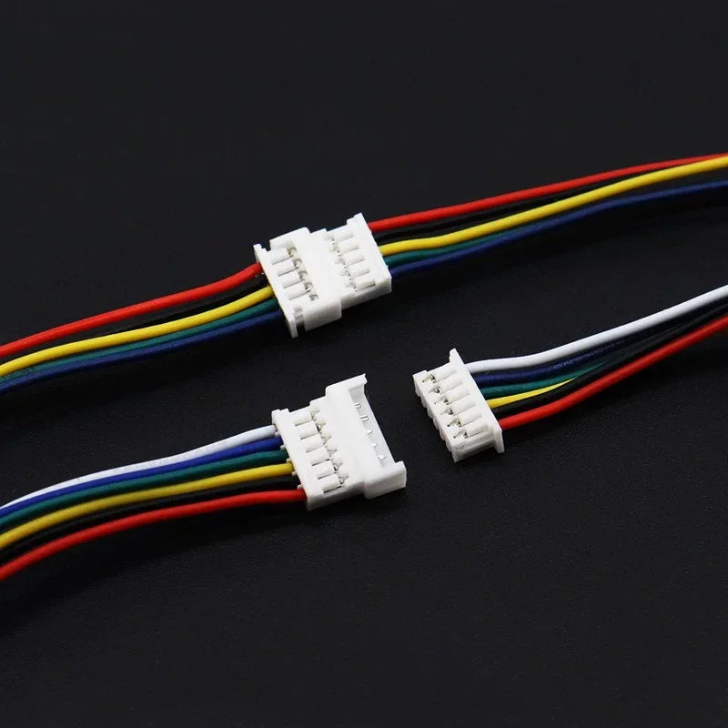 10Pcs JST 1.25 Male Female Wire Connector Pitch 1.25mm 2P 3P 4P 5P 6P 7P 8P 9P 10P 11P 12Pin Plug Jack Terminal Cable 10 20 30CM