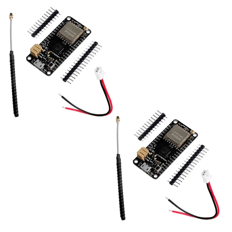 2pcs/lot LoRa32u4 II Development Board 868MHz 915MHz Lora Module IOT SX1276 HPD13 Wifi Transceiver Module Antenna JST Connector