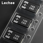 5pcs/lot 16V 150uF 50mOhm 7343 16TQC150MYF Type D SMD Polymer Tantalum Capacitors POSCAP Low ESR New Original