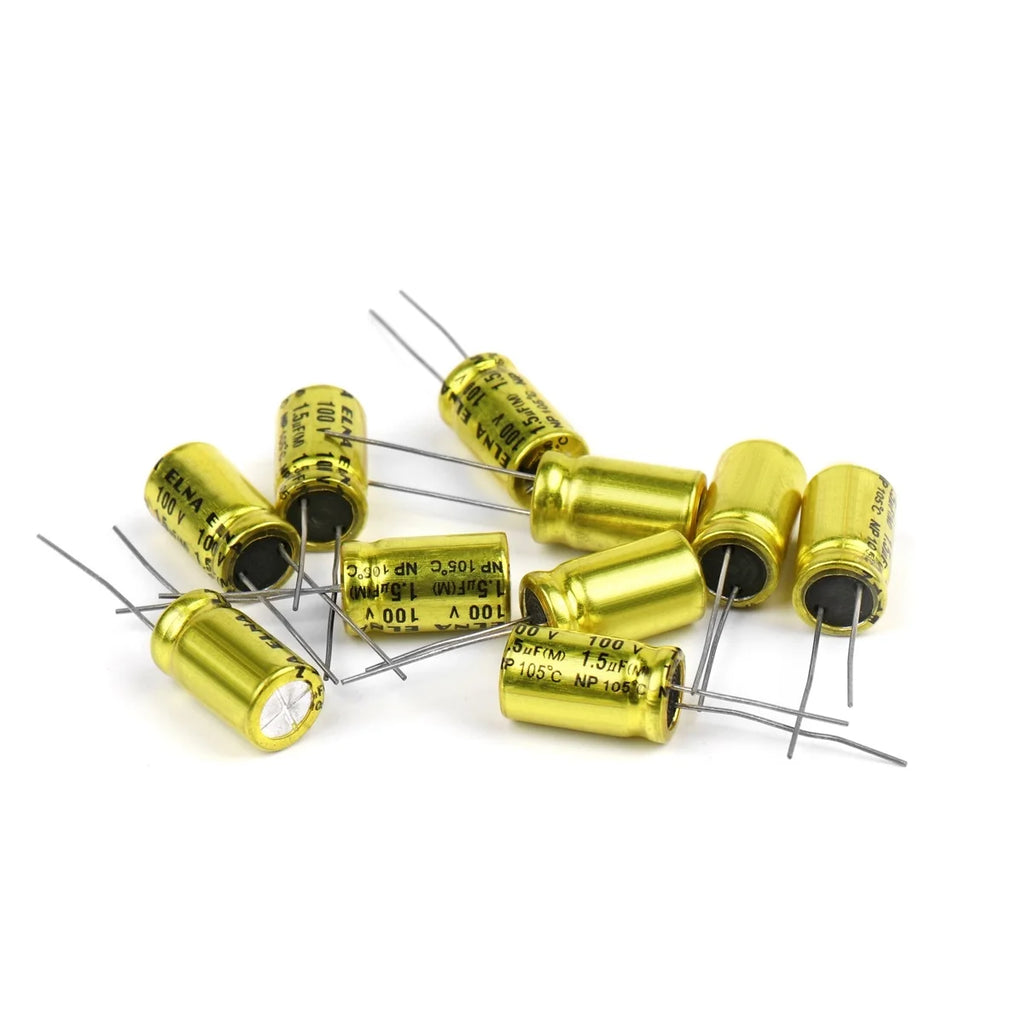 2Pcs Audio Capacitor MKP Frequency Divider Crossover HIFI Fever Electrolytic Capacitors 100V 1.5UF 2.2UF 3.3UF 4.7UF 6.8UF 10UF