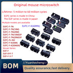 original New Authentic Mouse Micro Switch D2FC-F-7N Mouse Button Fretting D2FC-E-7N D2FC 10M 20M OF 50M 60M