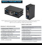 Audio DSP Digital Processor 4x50W High Power Amplifier for Honda KIA Toyota Android Car Radio Sound Upgrade Subwoofer APP Adjust