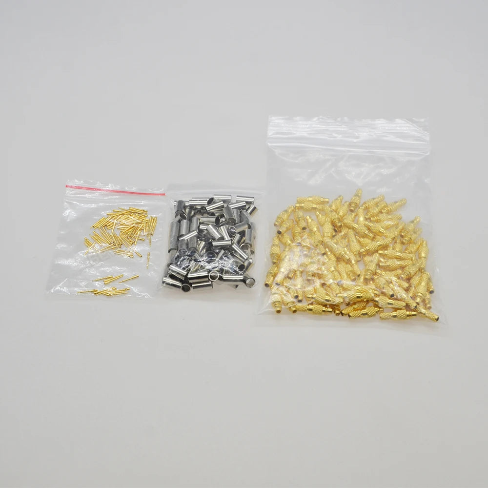 10PCS/Lot MMCX Male/Female Straight/Right Angle Crimp 50ohm MMCX Type RF Connector for RG174 RG178 RG179 RG316 LMR100 Cables
