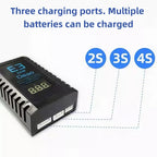 LiPo Balance Charger E3 30W balanced charging simple charger 2S 3S 4S lithium battery charging 7.4V 11.1V 14.8V