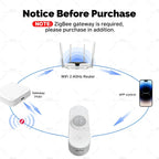 Zigbee /WIFI Human Presence PIR Motion Sensor Luminance Temperature Humidity Detector USB/Battery For Smart Life Tuya Z2M