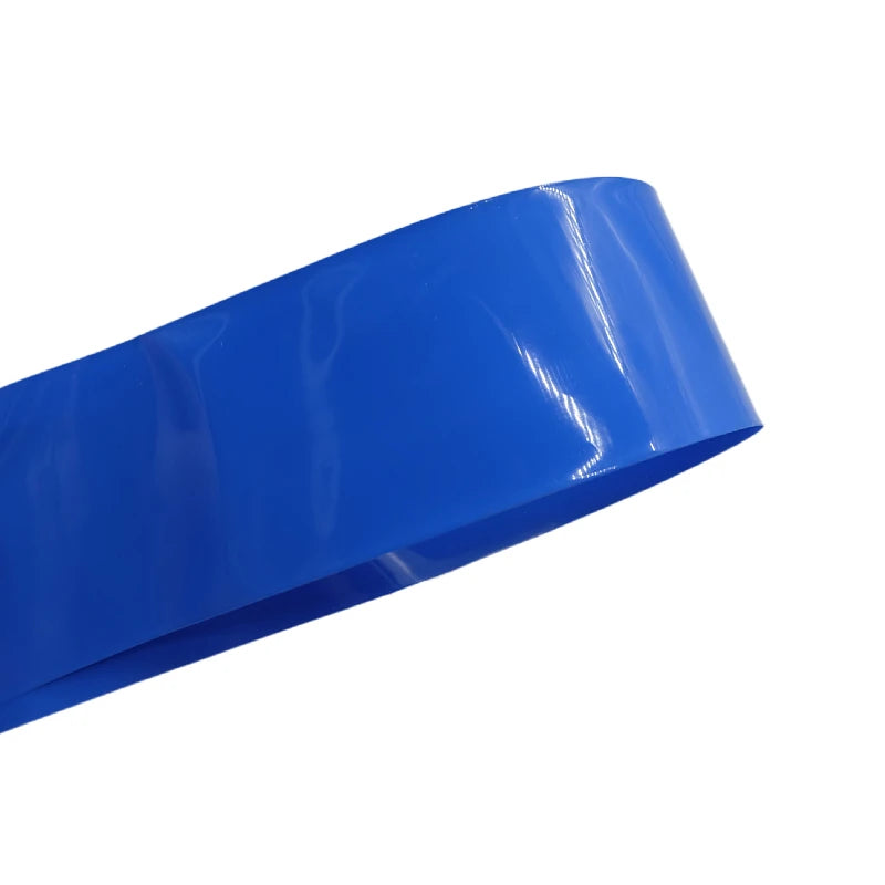 1/3/5M PVC Heat Shrink Tube 18650 Lipo Battery Pack 305mm ~ 580mm Insulated Protection Film Wrap lithium Case Cable Sleeve Blue