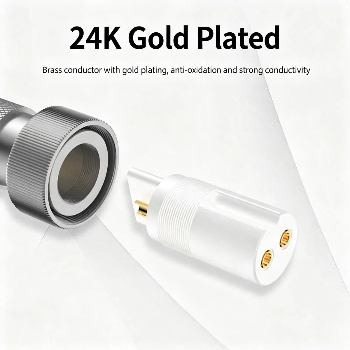 1PC Viborg Gold Plated GX16 GX12 Aviation Connector 2 Pin Female Socket Plug Circular Panel Mount Adapter