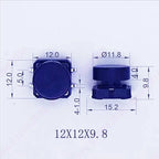 10 Sets Momentary Tactile Button 4PIN SMT/DIP 12X12mm H=9.8/9/16.8mm With Cap Tact Switch Push Button Switch Micro Key Button