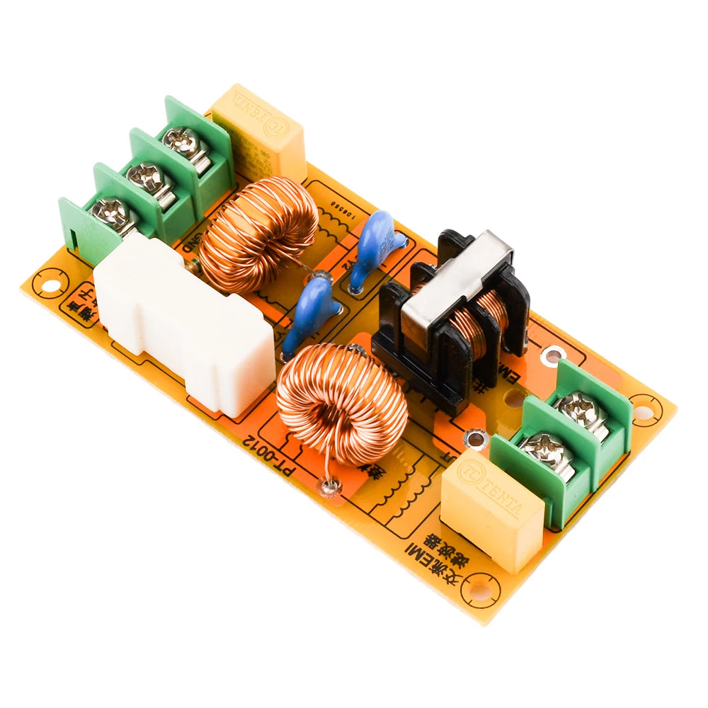 Power Supply Filter EMI High Frequency Filter EMI Power Filter AC110-220V 2A 4A 10A 20A Filtering Board