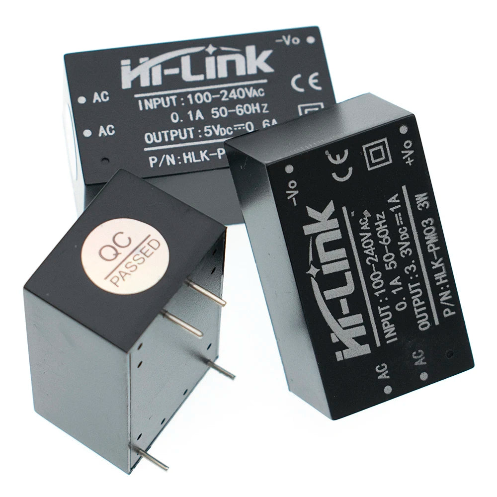 HLK-PM01 HLK-PM03 HLK-PM12 AC-DC 220V to 5V/3.3V/12V Mini Power Supply Module Intelligent Household Switch HLK-5M05