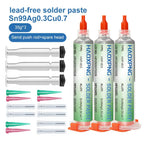Sn99Ag0.3Cu0.7 Lead-Free Solder Paste, PCB/BGA/SMD Soldering, USB Interface Repair, Soldering, High-Quality Soldering Flux