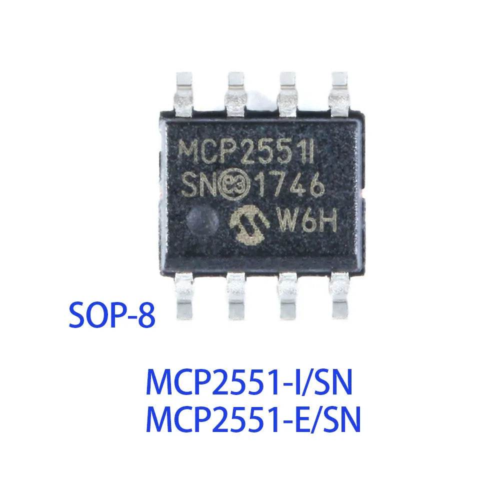10PCS MCP2551-I/SN MCP2551-E/SN MCP2551 SOP8 IC Chip