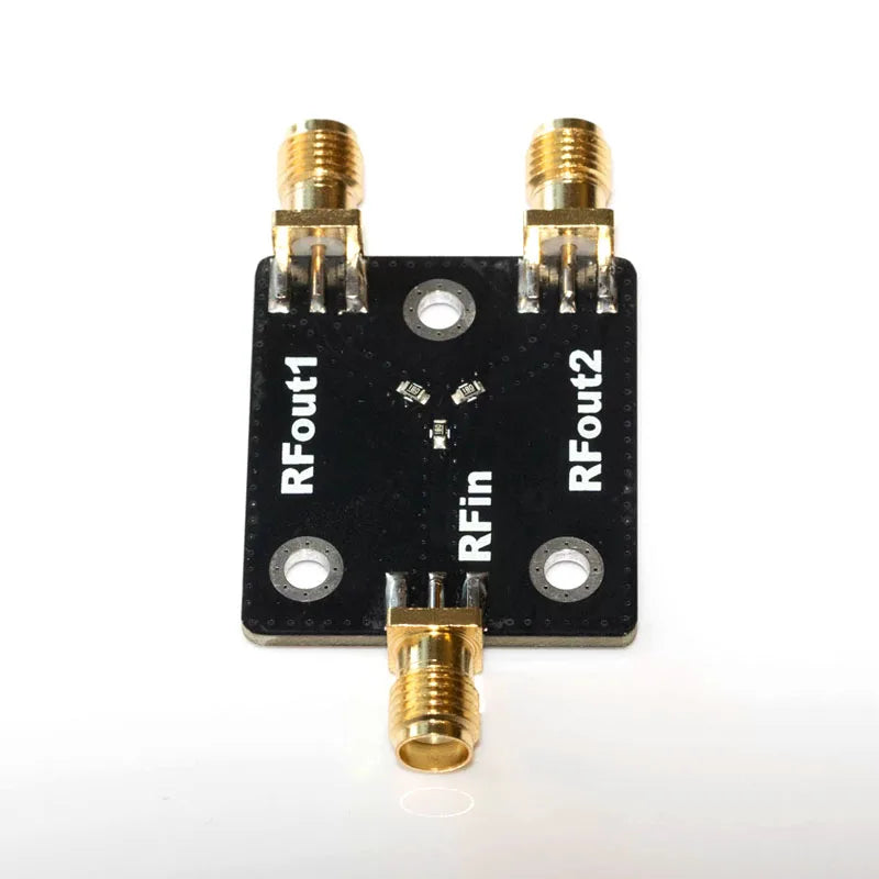 DC-4GHz RF Microwave Resistive Power Divider 1 to 2 Way, Power Splitter Combiner Module SMA Female 50Ω for Microwave