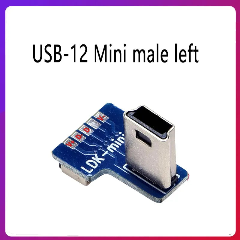 FFC Type-C Mini Micro USB Extension Ribbon Cable 90 FPV Slim Flat Soft Flexible FPC Charge FPV Brushless Handheld Gimbal Monitor