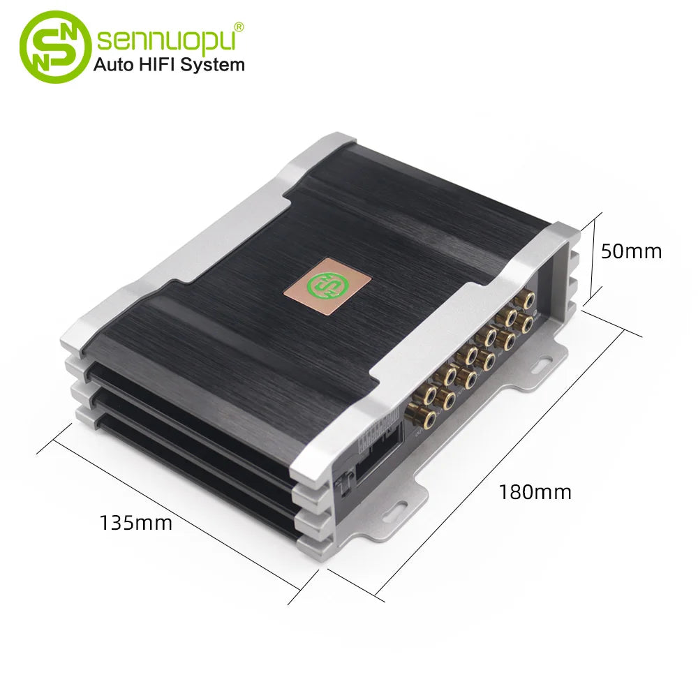 Sennuopu X10B Car Audio 4 Ch Power Amplifier 8 Channel Dsp Processor Bluetooth Amp Equalizer Amplificador Automotivio Sound