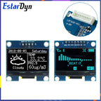 1.3 inch OLED RoHS Module 2.54mm Connecting Terminals SPI/IIC I2C Communicate White/Blue Color 128X64 1.3" OLED