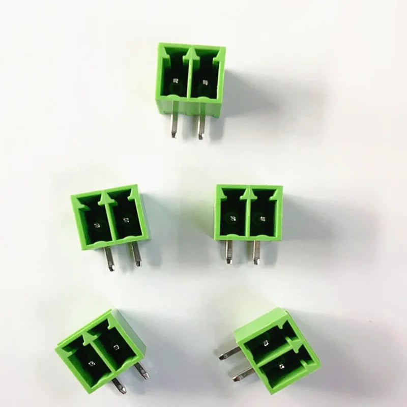 5pairs of plug-in terminal blocks 15EDG-3.81mm with a spacing of 3.5mm green Phoenix connector PCB solder board connector