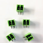 5pairs of plug-in terminal blocks 15EDG-3.81mm with a spacing of 3.5mm green Phoenix connector PCB solder board connector