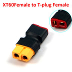 1/5/10Pcs T Deans Plug Male / Female to XT60 Female / Male Connector Adapter For RC LiPo Battery Helicopter Quadcopter RC Parts