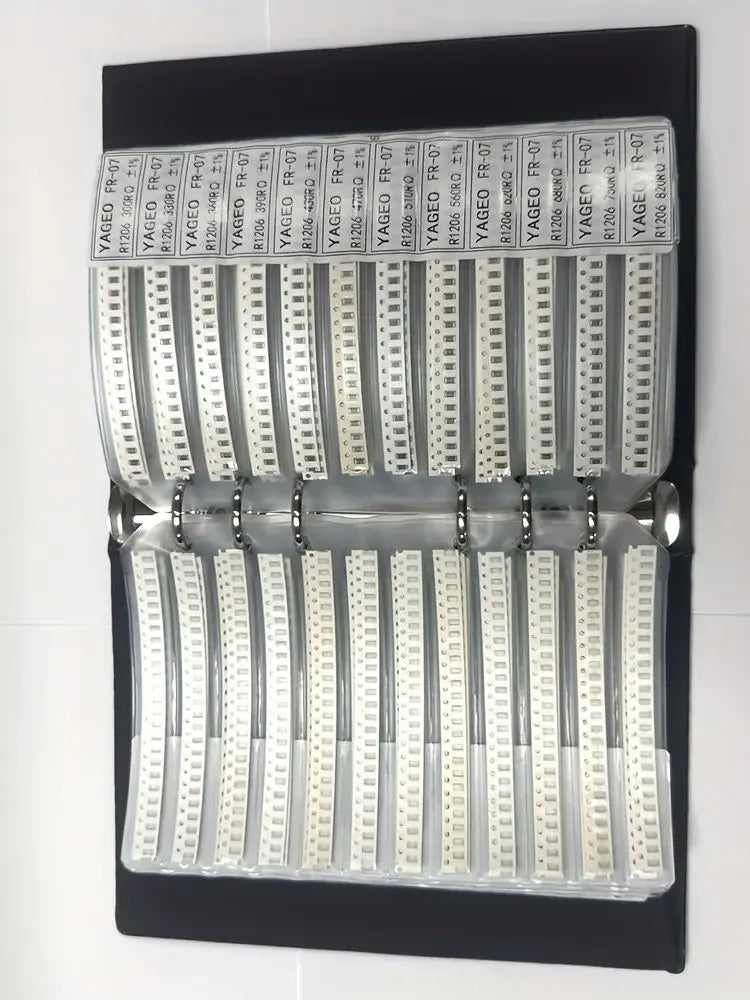 4250/8500 PCS/LOT  RC0603 FR-07 0603 1% SMD Resistor Sample Book 0R~10M Tolerance 170 Values 25pcs 4250 pcs Resistors Kit