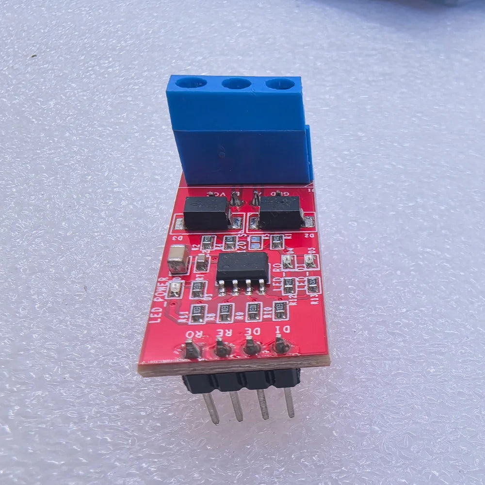 MAX3485 TTL to RS485 Converter Module 3.3V-5V with Overvoltage Protection Microcontroller Development Accessory Board