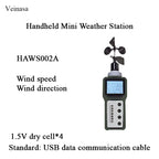HAWS006A-GPS Handheld portable Weather Station  Temperature Humidity Pressure Sensor Outdoor GPS handheld weather station