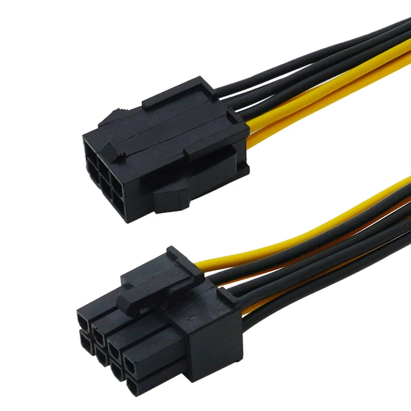 PCIe 6pin to 6 2 pin PCI 8pin Adapter Splitter Power Extension Cable,Power Supply PCI-e 6-pin to 8-pin for PCI Express GPU