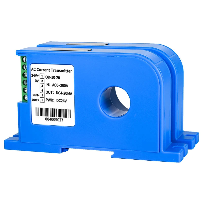 AC DC 0-600A Current Sensor 4-20mA 0-10V RS485 20mm Close Loop Current Transducer High Accuracy Hall Effect Current Transmitter