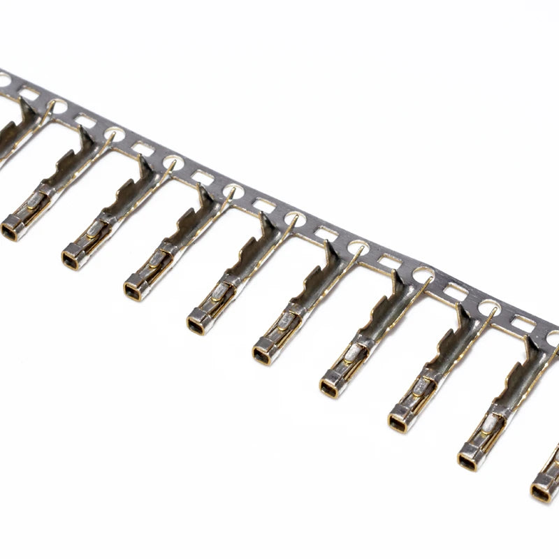 10/50Sets 2.54mm Single Row Dupont Connector 1-10Pin Plastic Housing Plug With Female Crimp Terminals