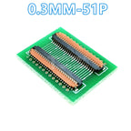 FPC FFC Flexible Flat Cable Extension Connection Board 0.3 MM PCB Pitch 25 31 39 45 51 PIN Connector FPC Adapter