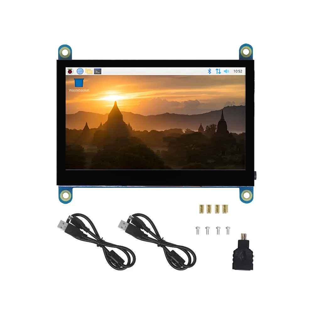 5 Inch IPS LCD HDMI 800 x 480 Capacitive Touch Screen LCD Display, Suitable For Sony PS4/Raspberry Pi/PC/Banana Pi