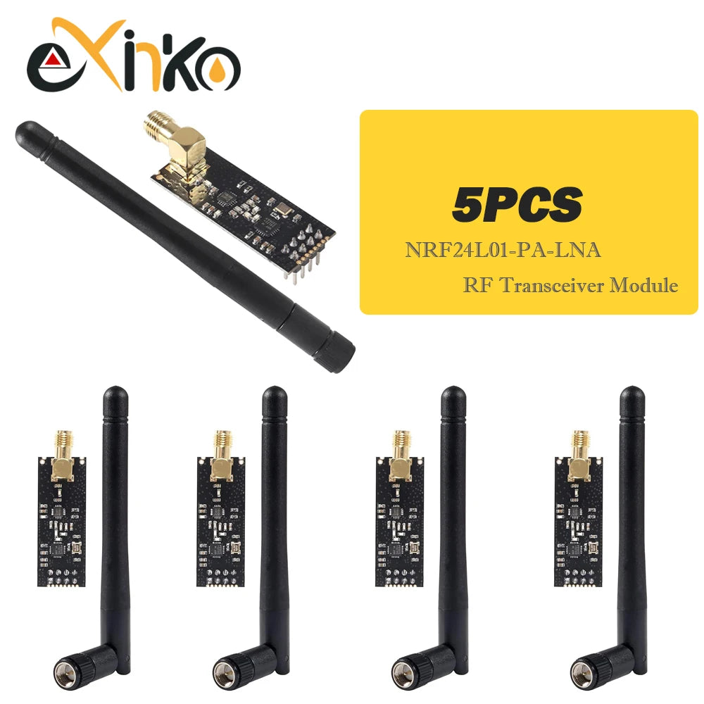 1-10PCS NRF24L01+ 2.4G wireless data transmission module 2.4GHz NRF24L01 upgrade version NRF24L01+PA+LNA 1000 Meters For Arduino