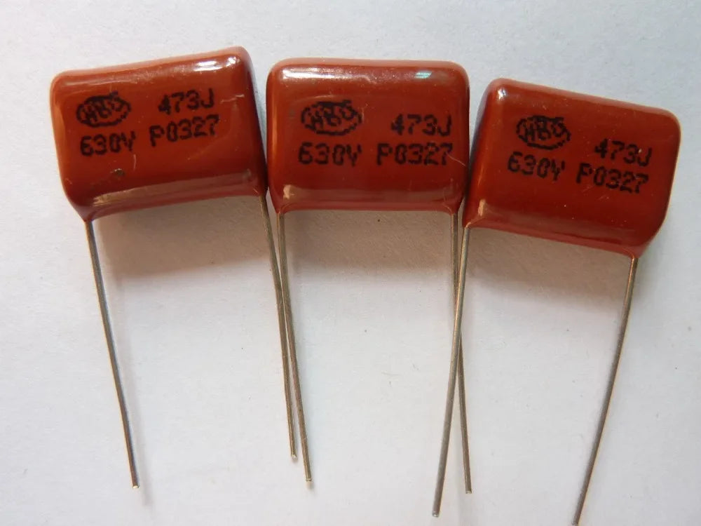 10pcs/50pcs/100pcs CBB 473 630V 473J CL21 0.047uF 47nF P15 Metallized Polypropylene Film Capacitor