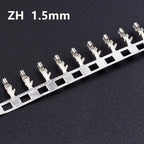 200pcs Electronic Wire Pressing Terminals, XH2.54 PH2.0 CH3.96 VH3.96 KF2510 Dupont SM ZH1.5 JST SH1.0 Connectors Metal Pins