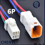 2 3 4 6 8 Pin JWPF-VSLE-S JWPF-VSLE-D Auto Waterproof Electronic Connector Wire Harness Butt Plug JST-02T 02R Black or white